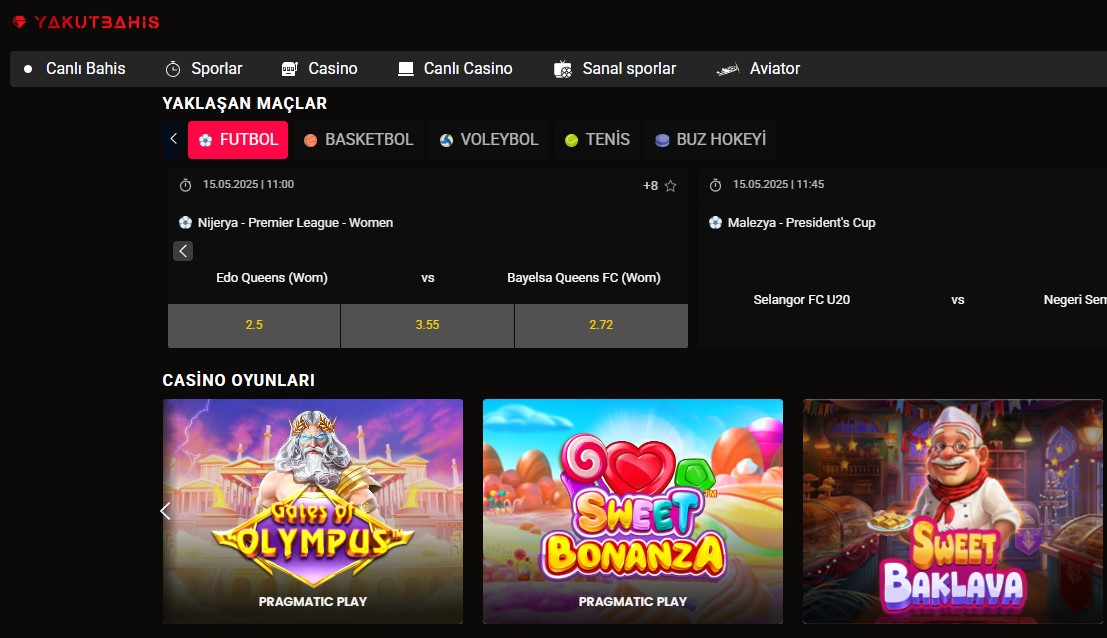 Yakutbahis Yeni Giriş